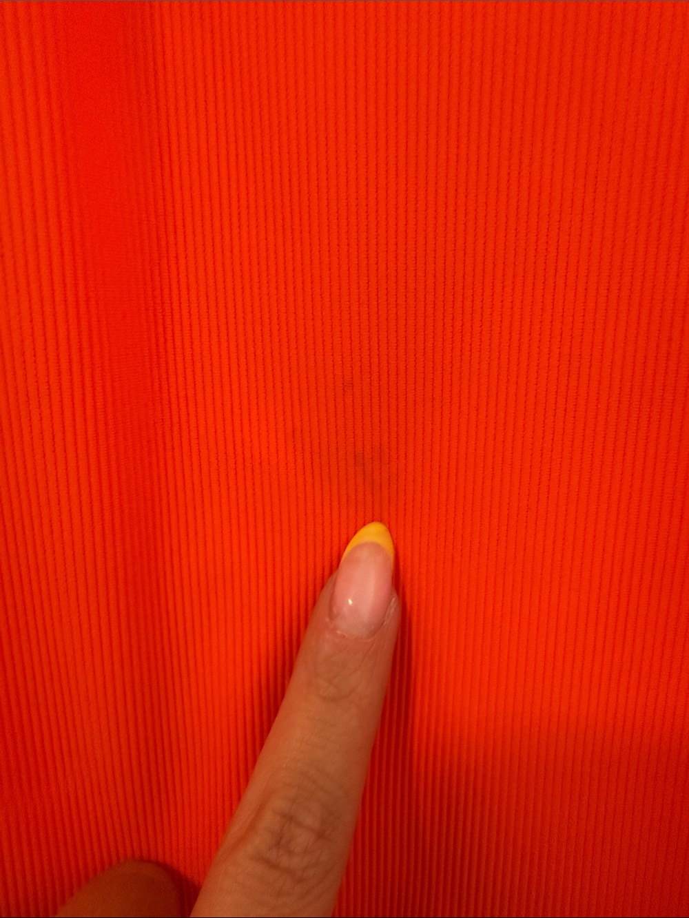 Wilo Orange Ribbed Romper - Picture 4 of 4